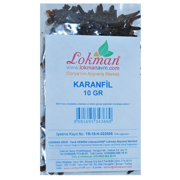 Karanfil Doğal Tane 10 Gr Paket - Resim 2