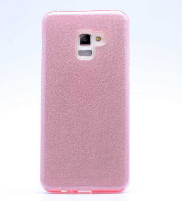 Galaxy A8 Plus 2018 Kılıf  Shining Silikon - Resim 4
