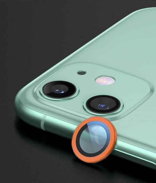 Apple iPhone 12 Mini CL-02 Kamera Lens Koruyucu - Resim 5