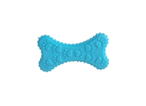 Kauçuk Küçük ve Orta Irk Köpek Kemirme Kemik Oyuncağı 10 x 5 cm ürün görseli 1