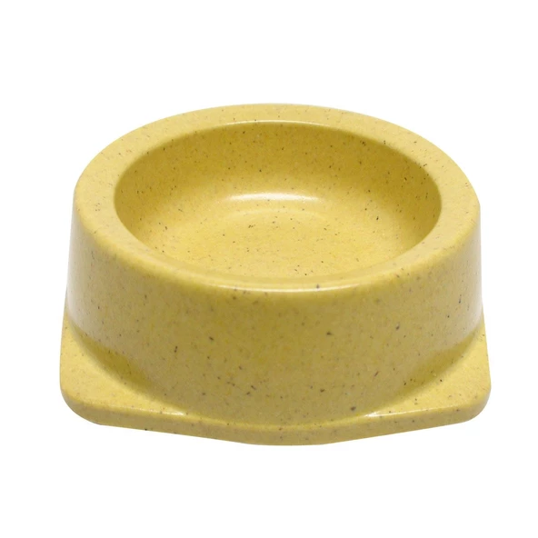 Bobo Kedi Küçük Irk Köpek Bamboo Mama Kabı 130 ML 8.5 cm Sarı ürün görseli 1