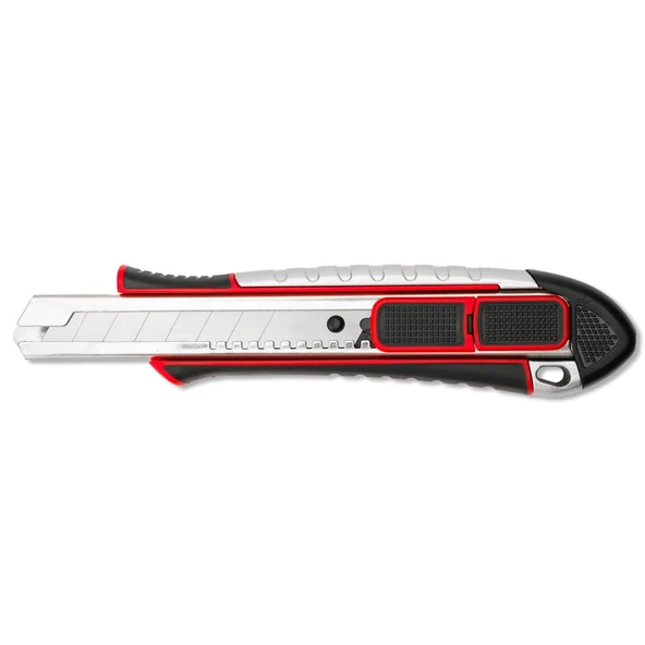 İzeltaş Pro Metal Gövde Maket Bıçağı Emniyetli Otomatik Kilitlemeli 18MM ürün görseli 1