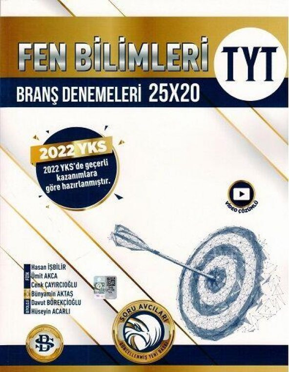 TYT Fen Bilimleri 25 x 20 Branş Denemeleri Bilgi Sarmal Yayınları ürün görseli 1