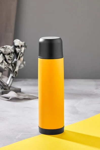 Cooker Mandalina Renk Trend Paslanmaz Çelik Termos 750 Ml - Ckr2022 ürün görseli 1