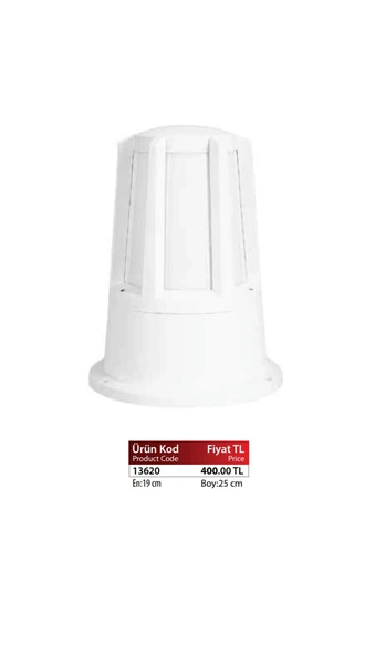 Zerpa Z13620 Marina Set Üstü Beyaz - Resim 2