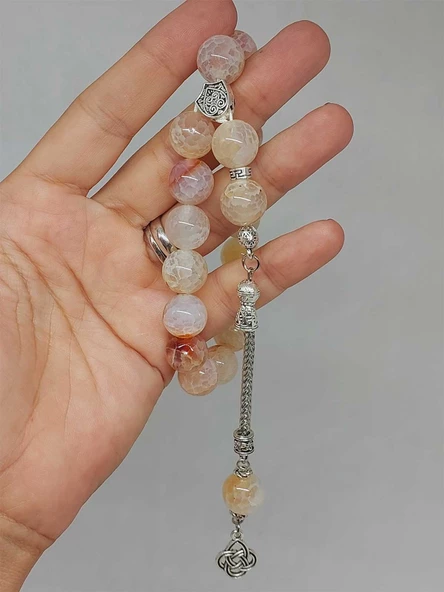 Akik Taşı 17lik Efe Tesbih 12mm (53356) ürün görseli 1
