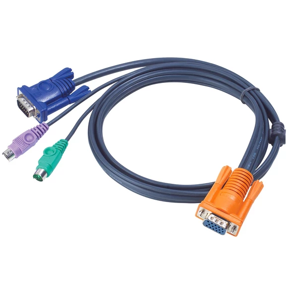 RAİN Kvm Switch Kablo Ps2 Vga Erkek Dişi 1.5 Metre ürün görseli 1