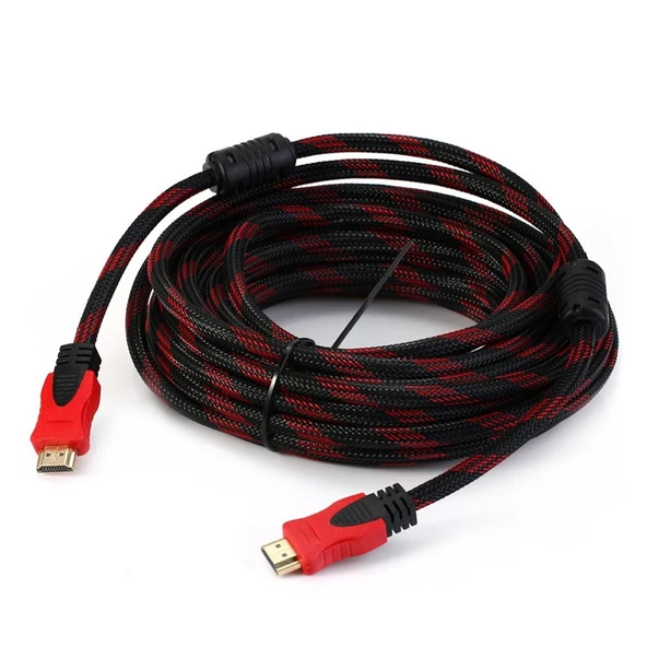 FULLY G-507D Hdmi Kablo 1.4V 4K Örgülü 10 Metre (AVD-343-323) ürün görseli 1