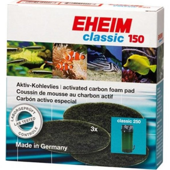 Eheim 2211 Classic 150 Karbonlu Yedek Sünger 3 Ad. ürün görseli 1