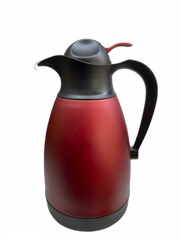 OMS Çelik Termos 2 Lt Inox 3281 Kırmızı ürün görseli 1