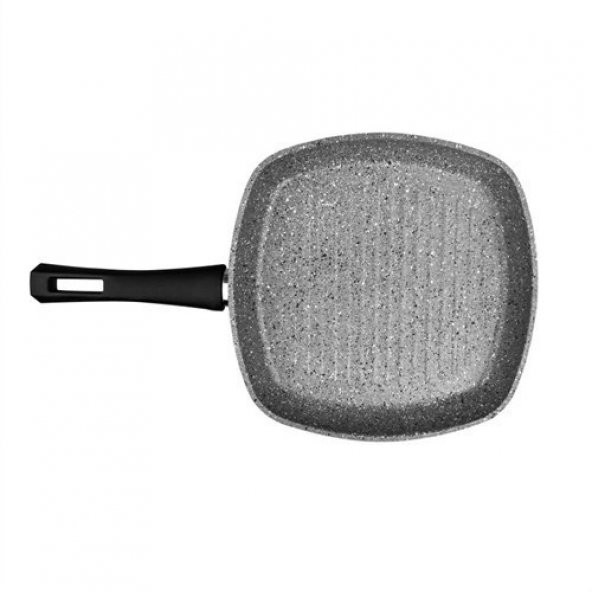 Karaca Grey Stone Bio Granit 28 cm Grill Tava ürün görseli 1