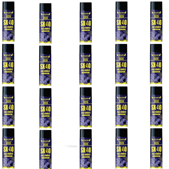 20 Adet (1 Koli) Extra Güçlü Profesyonel SX-40 Pas Sökücü Sprey 400 Ml. ürün görseli 1