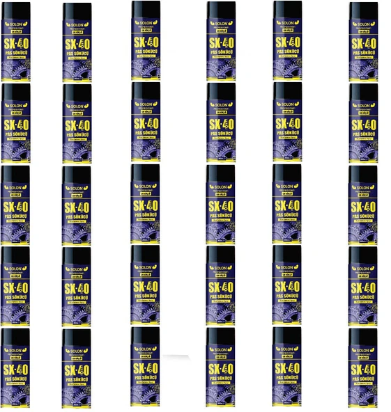 30 Adet (1 Koli) Extra Güçlü Profesyonel SX-40 Pas Sökücü Sprey 200 Ml. ürün görseli 1