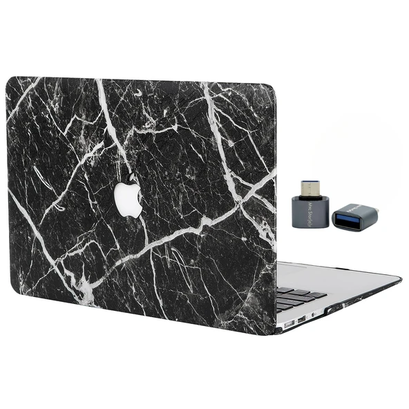 MacBook Air M1 Sert Kapak Kılıf Darbe Emici İnce Premium Koruyucu Çizik Önleyici A2337 A2179 A1932 ürün görseli 1
