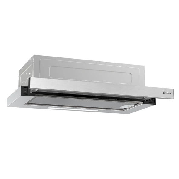 Simfer 8511 60cm Inox Sürgülü Aspiratör ürün görseli 1