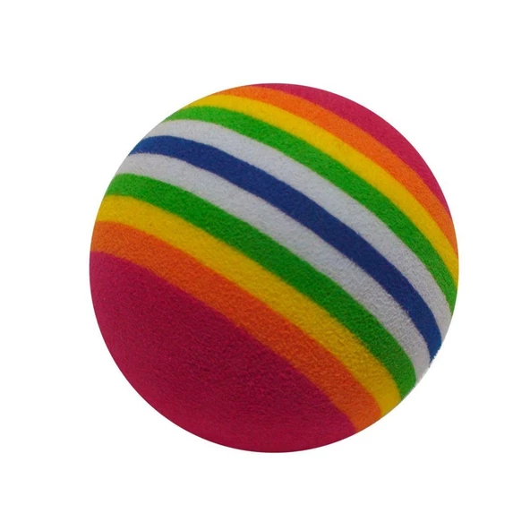 Gökkuşağı Renkli Kedi Oyun Topu Large 6.3 cm ürün görseli 1