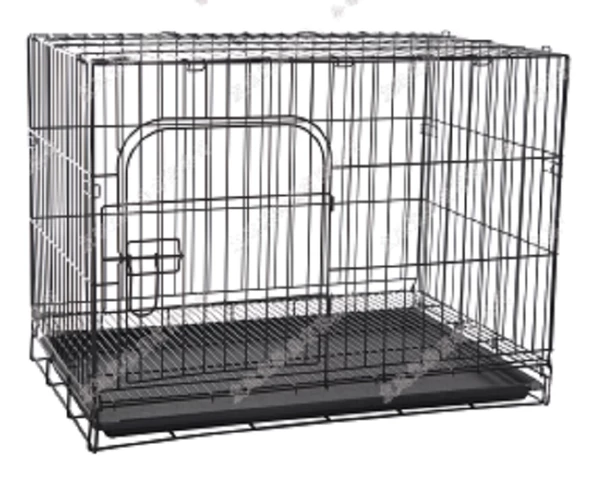 Katlanabilir Tek Kapılı Köpek Kafesi 77.5x52x59 cm D-4 ürün görseli 1