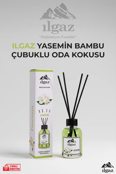 Yasemin Çiçeği Bambu Çubuklu Oda Kokusu 110 Ml Red Diffuser Jasmine Sakinleştirici Ortam Kokusu ürün görseli 1