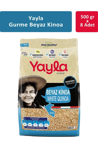 Yayla Beyaz Kinoa 500 gr x 8 Adet ürün görseli 1