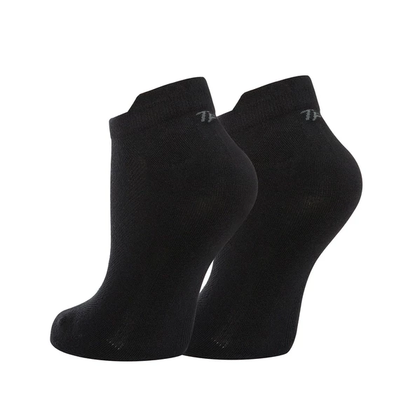 Thermoform Bambu 3'lü Unisex Patik Çorap Siyah - Resim 3