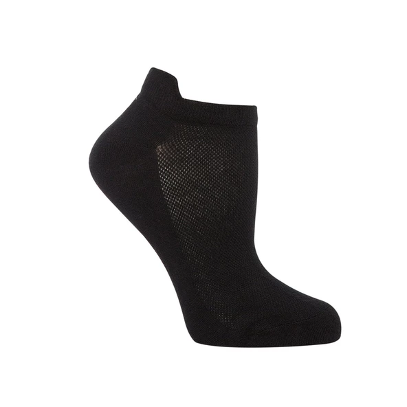Thermoform Bambu 3'lü Unisex Patik Çorap Siyah - Resim 4