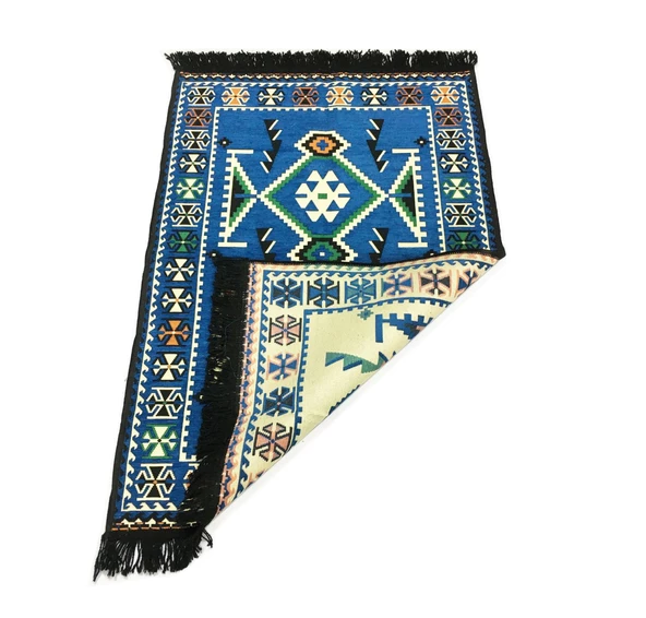 Shark Anadolu Kilim Mavi - Resim 3