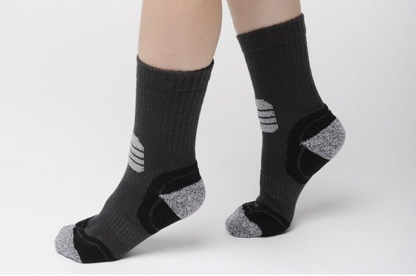 Thermoform Running Çocuk Çorap Antrasit - Resim 5