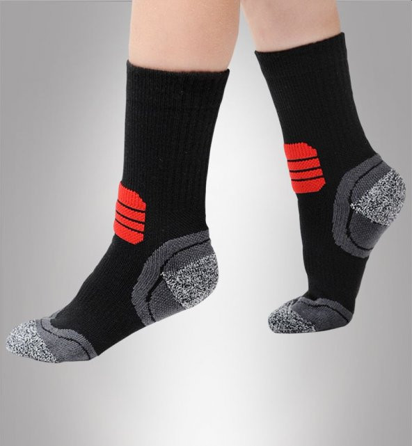 Thermoform Running Çocuk Çorap Siyah - Resim 5