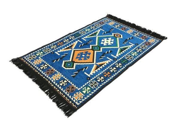 Shark Anadolu Kilim Mavi - Resim 5