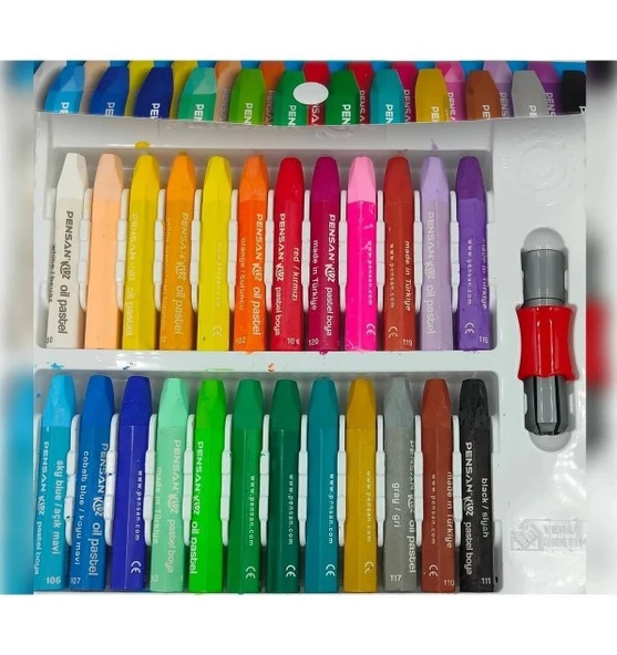 Kidz Çantalı Pastel Boya 24 Renk - Resim 3