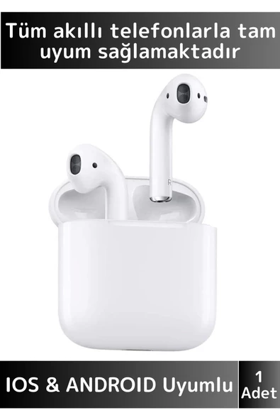 Premium iPhone 16 Pro Max Tam Uyumlu Dokunmatik 2. Nesil Kulak İçi Bluetooth Kulaklık ürün görseli 1