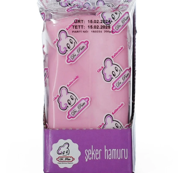 Dr Paste Bebek Pembe Şeker Hamuru 200 gr ürün görseli 1