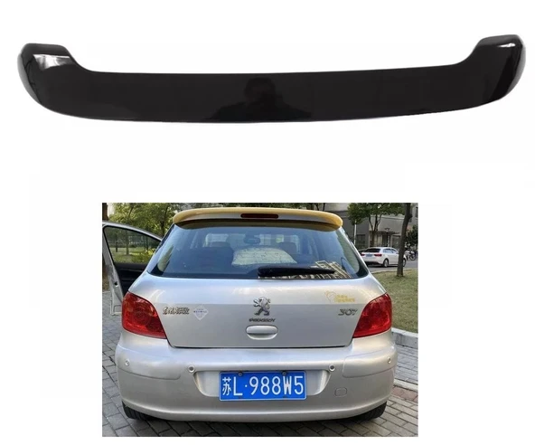 AUTOGP Peugeot 307 bagaj üstü spoiler pianoblack boyalı ürün görseli 1