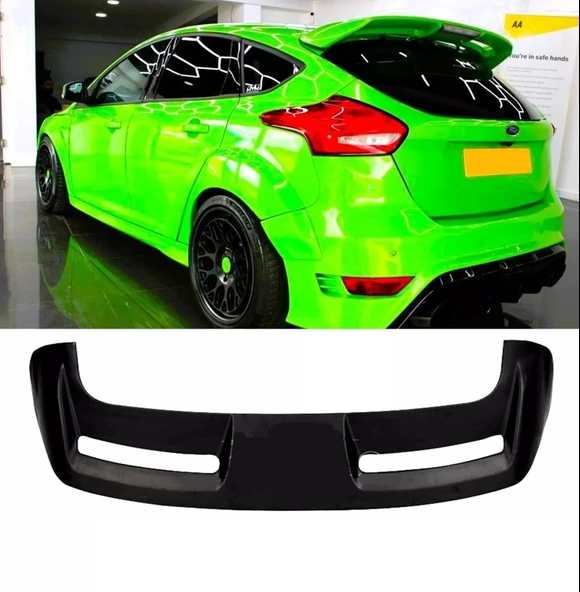 AUTOGP Ford focus 3 st bagaj üstü spoiler pianoblack boyalı 2011 / 2018 ürün görseli 1