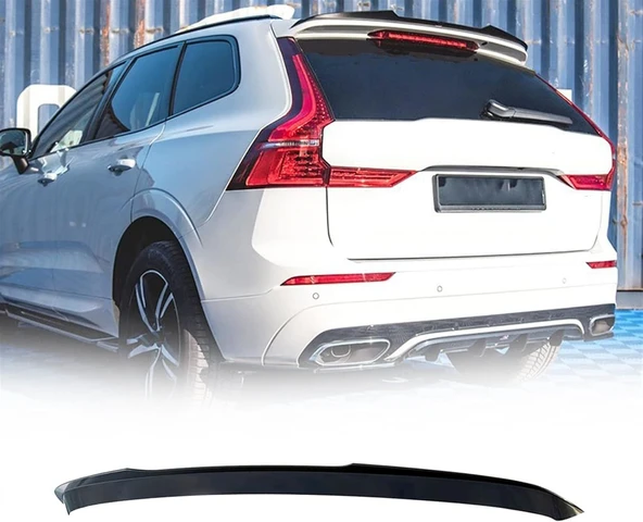 AUTOGP Volvo xc60 bagaj üstü spoiler pianoblack boyalı 2018+ ürün görseli 1