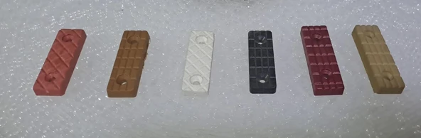 BAZA PABUCU - BAZA AYAĞI ( 18mm x 53mm x 6 mm ) ( 1 ADET FİYATIDIR ) ürün görseli 1