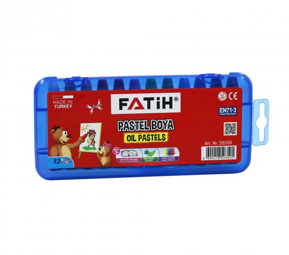 Fatih Pastel Boya 12 Renk King Size Çantalı ürün görseli 1