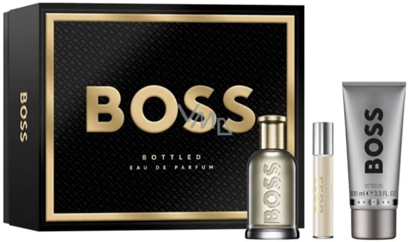 Hugo Boss Bottled Eau de Parfum 100 ml + Eau de Parfum 10 ml + Shower Gel 100 ml, Gift Set for Men ürün görseli 1