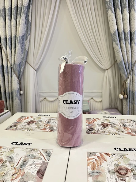 Clasy Minel Çift Kişilik Lastikli Çarşaf Seti ürün görseli 1