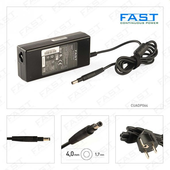 ADAPTÖR FAST 19.5V 4.62A 4.8MM*1.7MM HP N.ADAPTÖR ürün görseli 1