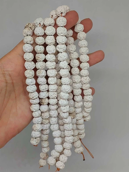 Beyaz Mat Seramik Boncuk Dizi 8-9mm/29cm (54164) ürün görseli 1