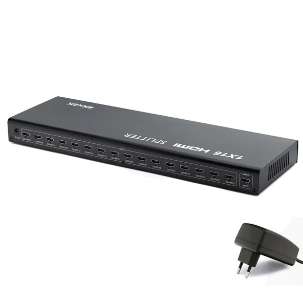 HADRON HDX-1293 Hdmi Splitter 1 Giriş 16 Çıkış ürün görseli 1