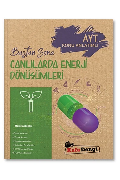 AYT Baştan Sona Canlılarda Enerji Dönüşümleri Kafa Dengi Yayınları ürün görseli 1