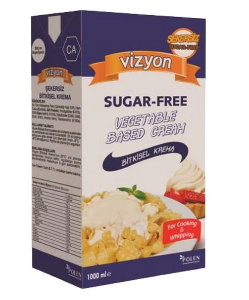 Vizyon Şekersiz Sıvı Şanti 1 lt ürün görseli 1