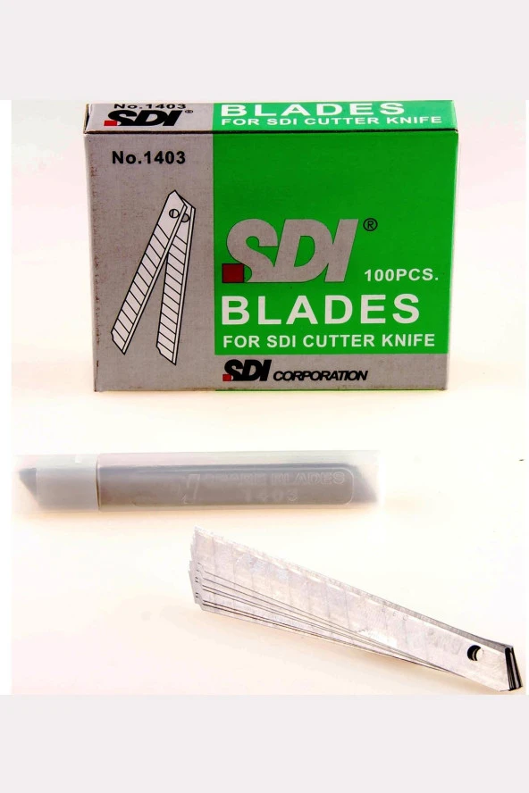 Sdi Sdı Maket Bıçağı Yedeği Dar (100'Lü) ürün görseli 1