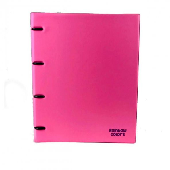 Önder Raınbow Colors 4 Halkalı Pvc Pembe 122-23 ürün görseli 1