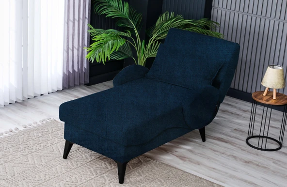 Meşe Home Pascal Desenli ve Düz Kumaş Plastik Yüksek Ayaklı Minderli Bazalı Modern Kademeli Tv Koltuğu ürün görseli 1