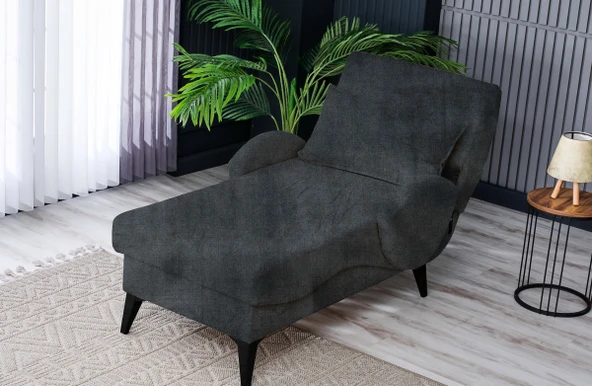 Meşe Home Pascal Desenli ve Düz Kumaş Plastik Yüksek Ayaklı Minderli Bazalı Modern Kademeli Tv Koltuğu ürün görseli 1