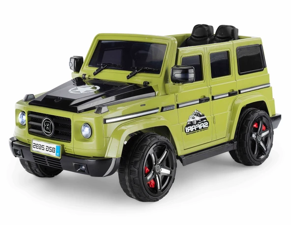 Baby2Go 2695 Safari Akülü Araba 12 Volt / Yeşil ürün görseli 1