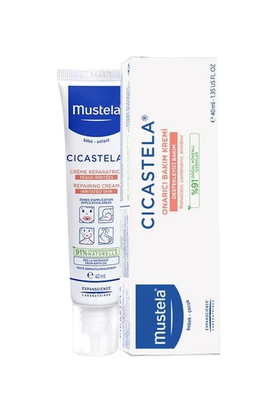 Mustela Cicastela 40 ml Onarıcı Bebek Bakım Kremi ürün görseli 1